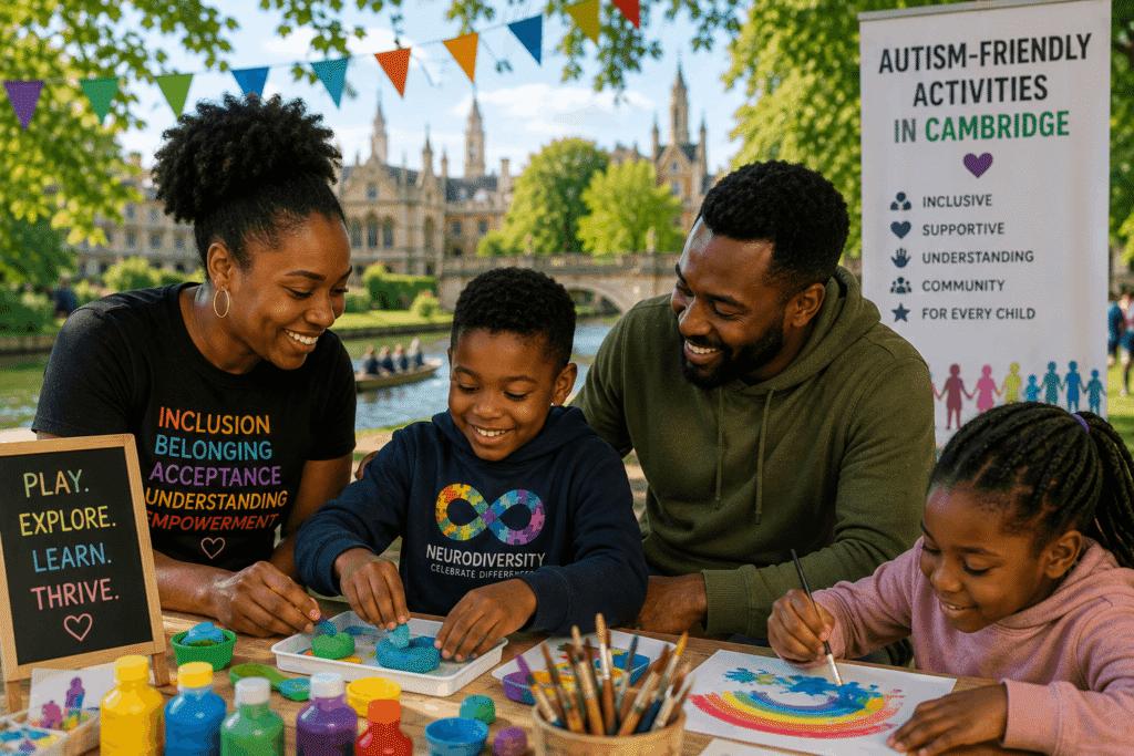 inclusive autism-friendly activity with family support in Cambridge